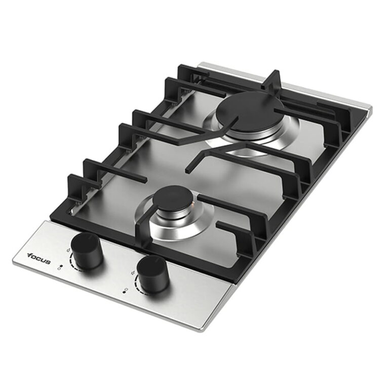 Plaque de Cuisson FOCUS 30 cm 2 Feux Inox QUADRA.32