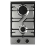 Plaque de Cuisson FOCUS 30 cm 2 Feux Inox QUADRA.32