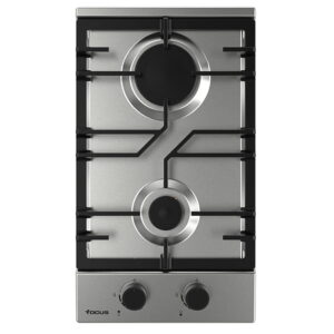 Plaque de Cuisson FOCUS 30 cm 2 Feux Inox QUADRA.32