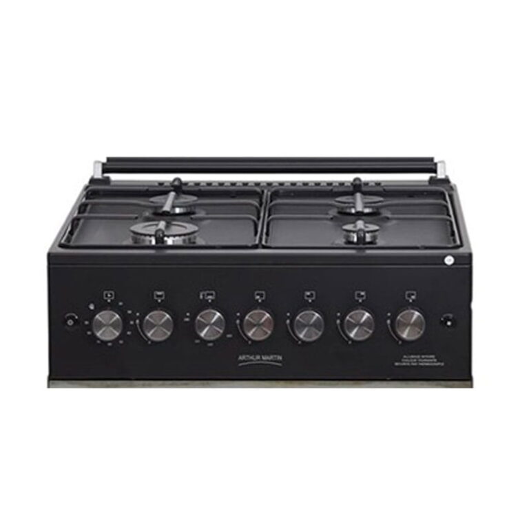 Cuisinière à Gaz ARTHUR MARTIN 4 Feux 60 cm Noir AMG60N
