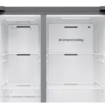 Réfrigérateur Side By Side Samsung 2 portes 651L NoFrost Inverter Silver RS70F65Q1TMA
