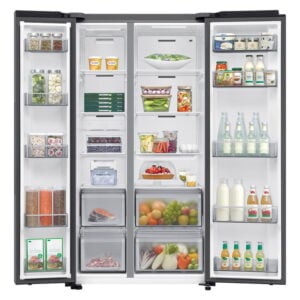 Réfrigérateur Side By Side Samsung 2 portes 651L NoFrost Inverter Silver RS70F65Q1TMA