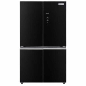 Réfrigérateur Side By Side Maxwell 640L NoFrost Inverter Noir Miroir MAX-RFNH640AIG