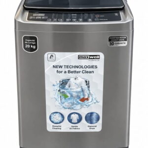 Machine à laver Top MAXWELL 20 Kg Inverter SilverMAX-WMTLB20D