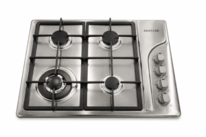 Plaque de cuisson AUXSATR 4 Feux Fonte Inox 400I FT