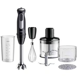 Mixeur Plongeant 6EN1 BRAUN 1000W Noir MQ55254MBK