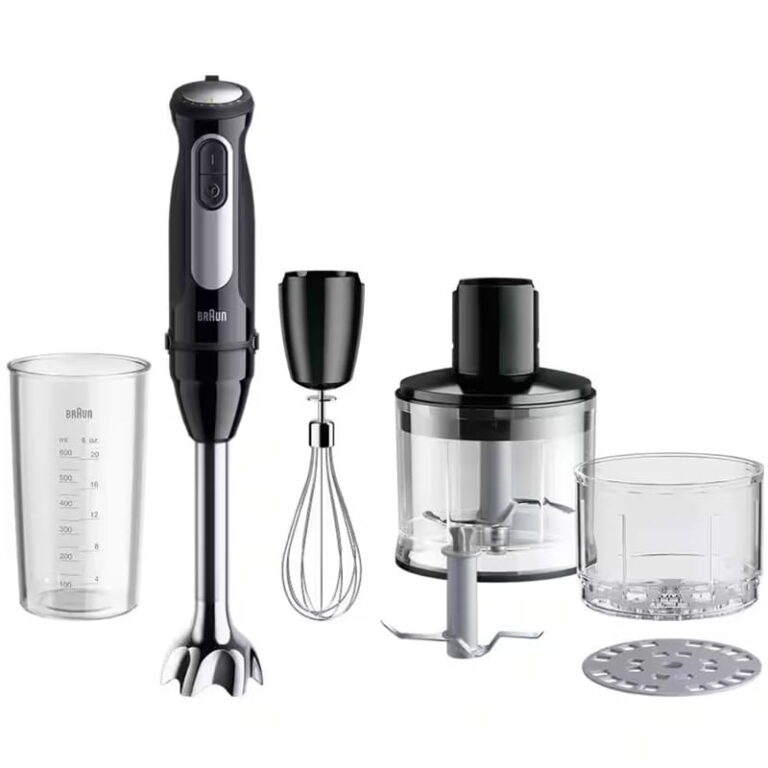 Mixeur Plongeant 6EN1 BRAUN 1000W Noir MQ55254MBK