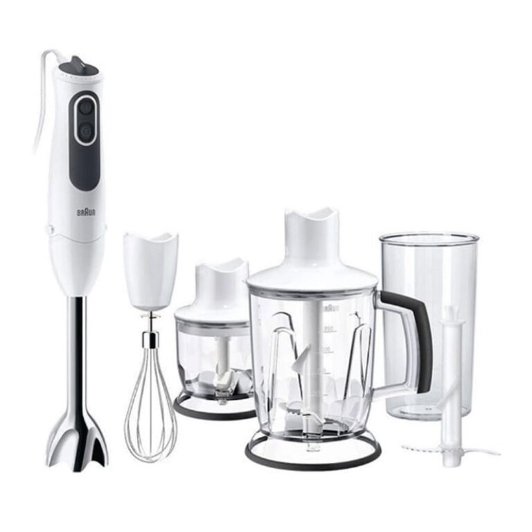 Mixeur Plongeant 5en1 Braun 750W Blanc MQ3145